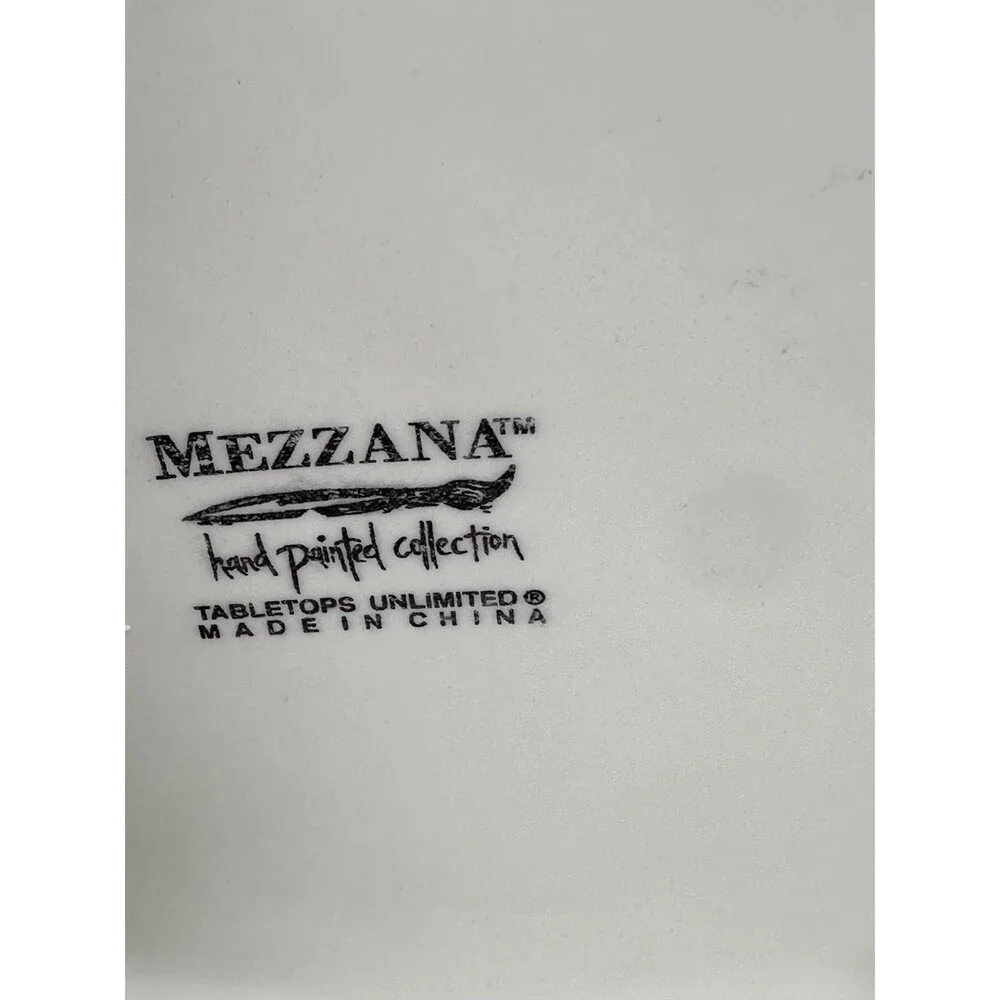 Vintage Tabletops Unlimited Mezzana Ceramic Lidded Jar Urn Floral Tuscan Large